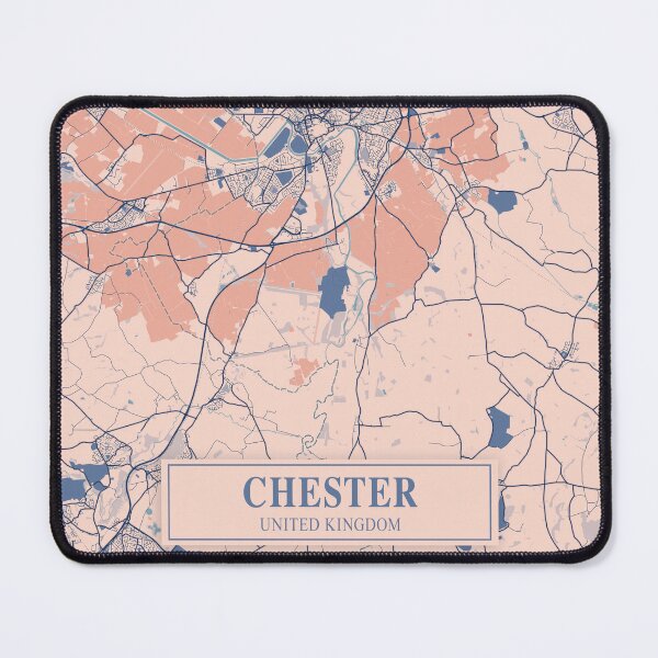 Item preview, Chester City Map designed and sold by Peek-Designs.