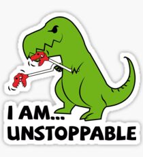 Pegatina Soy imparable t-rex