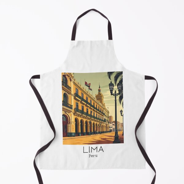 Item preview, A Vintage Travel Illustration of Lima - Peru  designed and sold by GoodOldVintage.