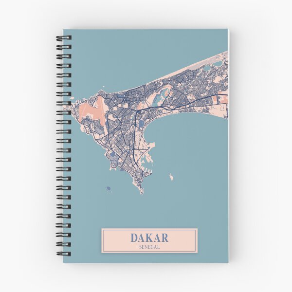 Item preview, Dakar City Map designed and sold by Peek-Designs.