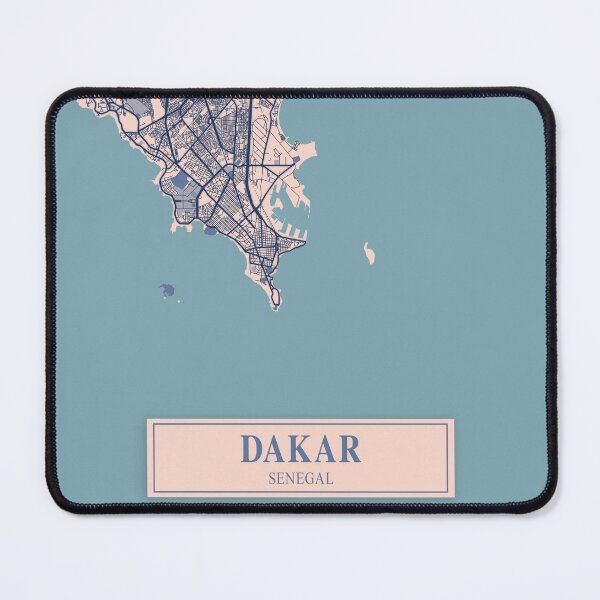 Item preview, Dakar City Map designed and sold by Peek-Designs.