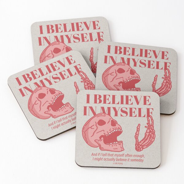 Item preview, I BELIEVE IN MYSELF (RED) designed and sold by BeanBraiin.