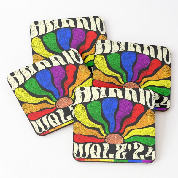 Item preview, Kamala Harris Tim Walz 2024 Paz LGBT designed and sold by PrettyInk.