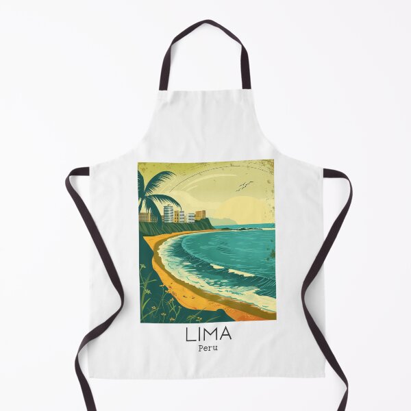 Item preview, A Vintage Travel Illustration of Lima - Peru  designed and sold by GoodOldVintage.