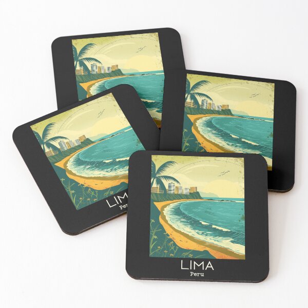 Item preview, A Vintage Travel Illustration of Lima - Peru  designed and sold by GoodOldVintage.