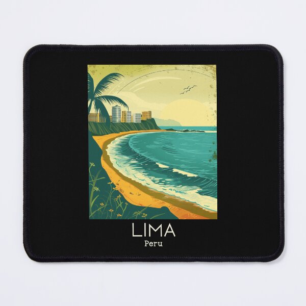 Item preview, A Vintage Travel Illustration of Lima - Peru  designed and sold by GoodOldVintage.