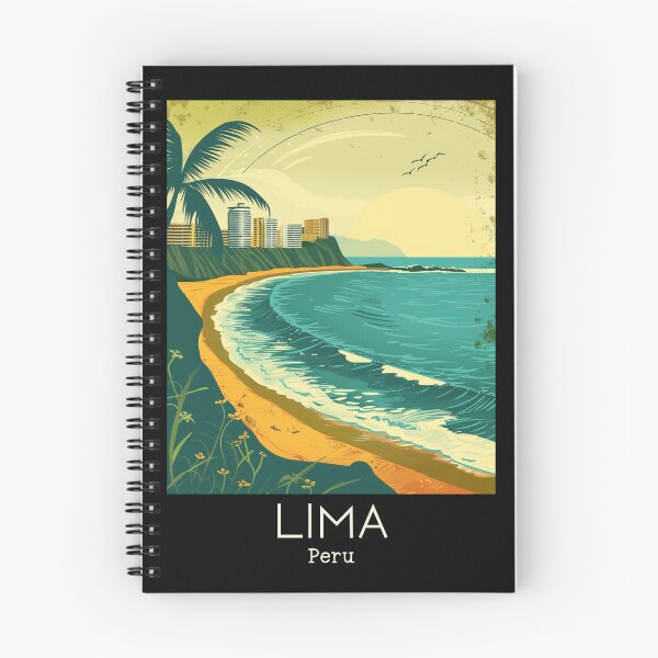 Item preview, A Vintage Travel Illustration of Lima - Peru  designed and sold by GoodOldVintage.