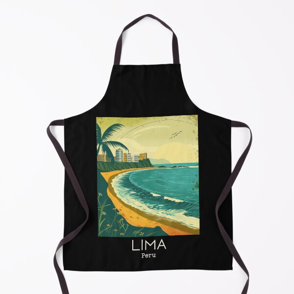 Item preview, A Vintage Travel Illustration of Lima - Peru  designed and sold by GoodOldVintage.