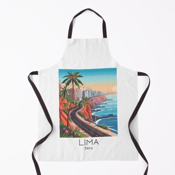 Item preview, A Vintage Travel Illustration of Lima - Peru  designed and sold by GoodOldVintage.