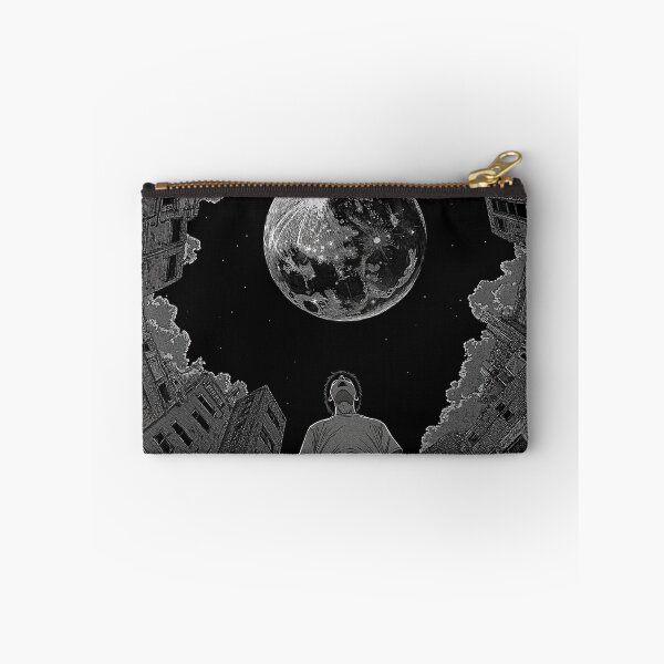 Item preview, Lunar Longing – black and white melancholic manga anime boy designed and sold by ForsakenFrames.