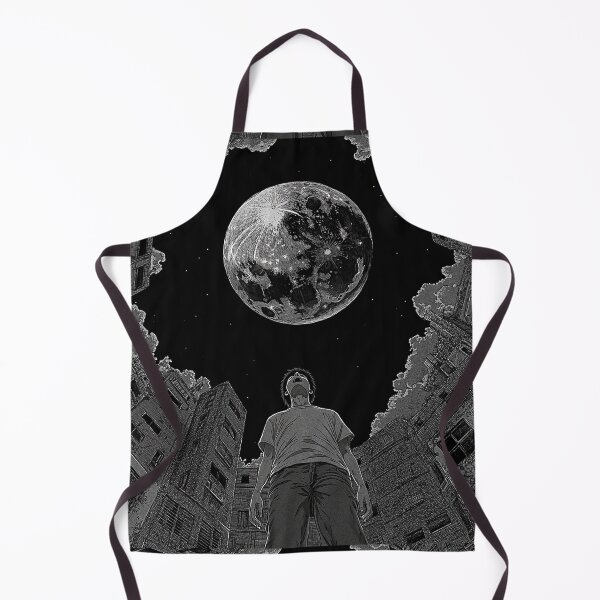 Item preview, Lunar Longing – black and white melancholic manga anime boy designed and sold by ForsakenFrames.