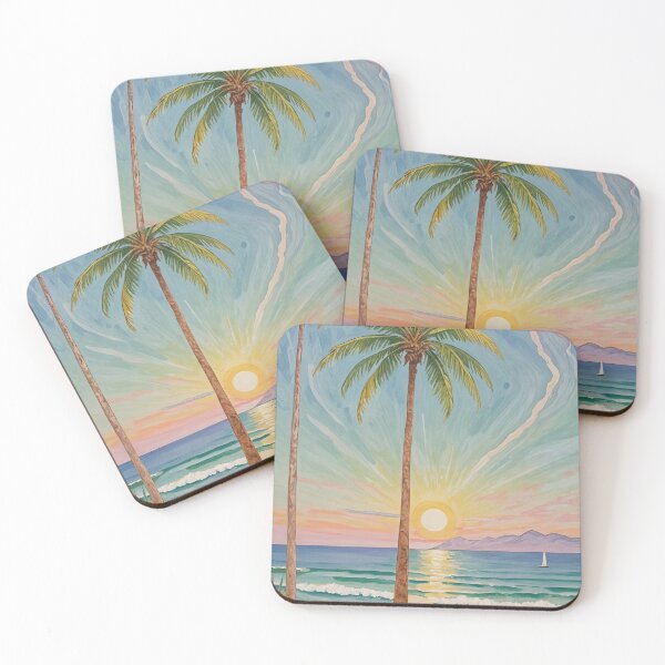 Item preview, Tranquil Shores: A Pastel Coastal Escape designed and sold by Lizetteh.