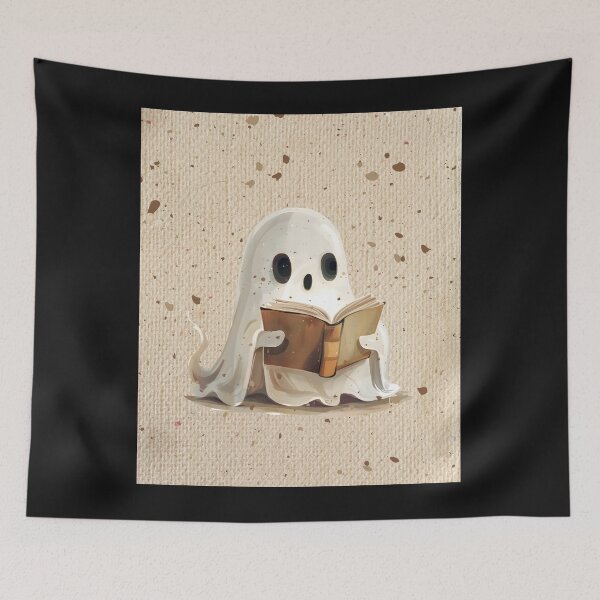 Item preview, Book Aesthetic Ghost Reading a Book designed and sold by MarcelooArt.