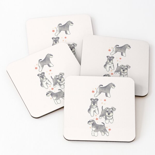Item preview, miniature schnauzer dogs designed and sold by Artofmayara.