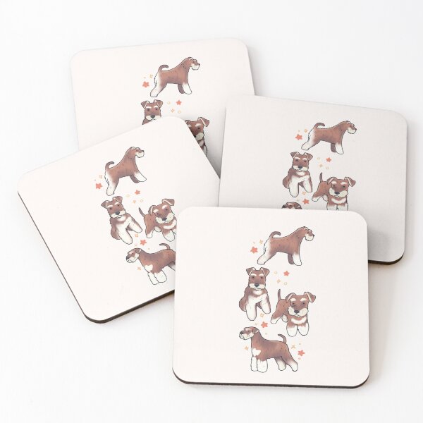 Item preview, miniature schnauzer dogs designed and sold by Artofmayara.