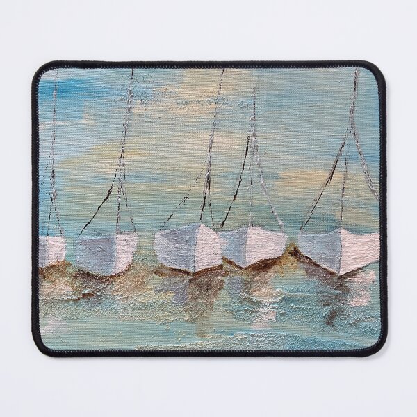 Item preview, Sailboats in the harbor designed and sold by Jenny-Arts.