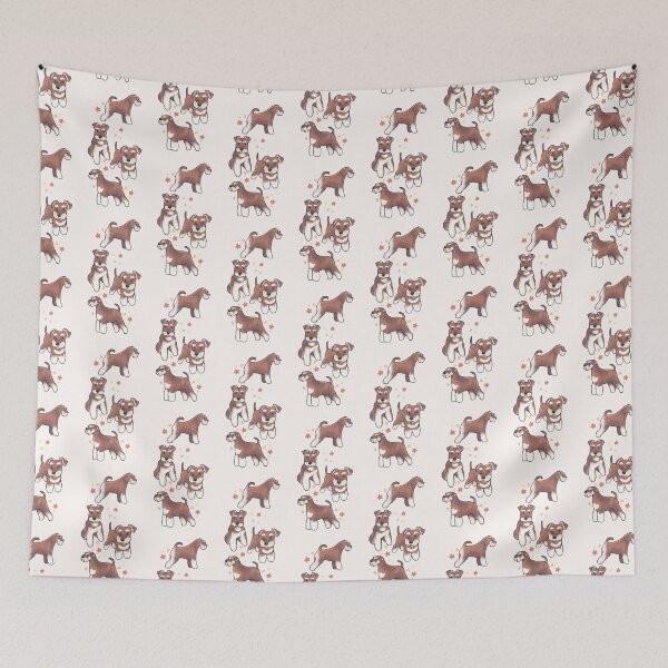 Item preview, miniature schnauzer dogs designed and sold by Artofmayara.