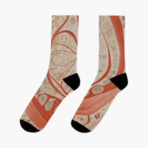 Item preview, A Tapestry of Cream and Coral designed and sold by Lizetteh.