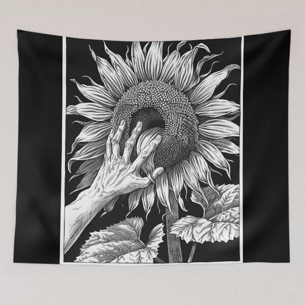 Item preview, The Enigmatic Caress – black and white melancholic manga anime designed and sold by ForsakenFrames.