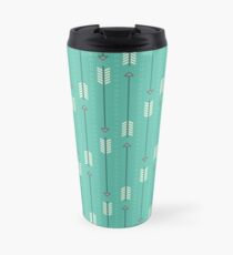 Arrows_Turquoise Travel Mug