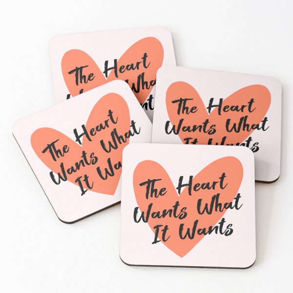 Item preview, The Heart Wants What It Wants designed and sold by Fanverse Merchandise.