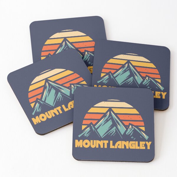 Item preview, Mount Langley California Retro Turquoise designed and sold by Esskay Designs.