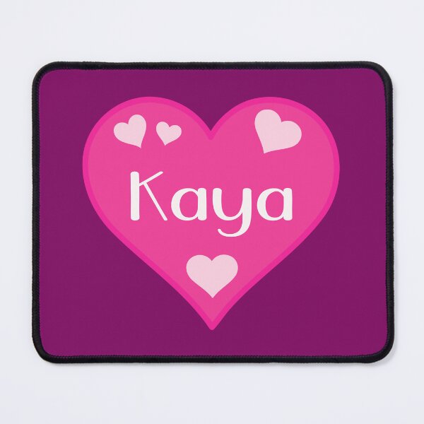 Item preview, Kaya Name Pink Heart designed and sold by Jeallan Designs.