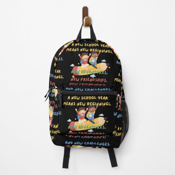 Item preview, A new school year means new beginnings, new adventure, and new challenges - "back to school" theme motivation quote for kids designed and sold by Demna-S.
