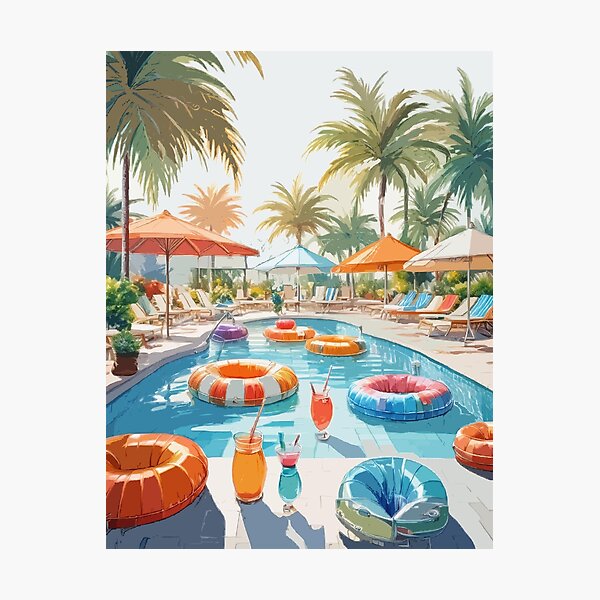 Item preview, Splash and Fun: Summer Pool Parties designed and sold by bb-15artstudio.