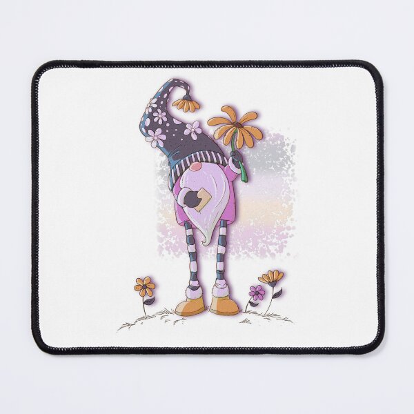 Item preview, Gnome with flower designed and sold by leehollandart.