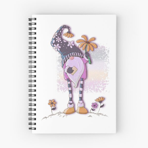 Item preview, Gnome with flower designed and sold by leehollandart.