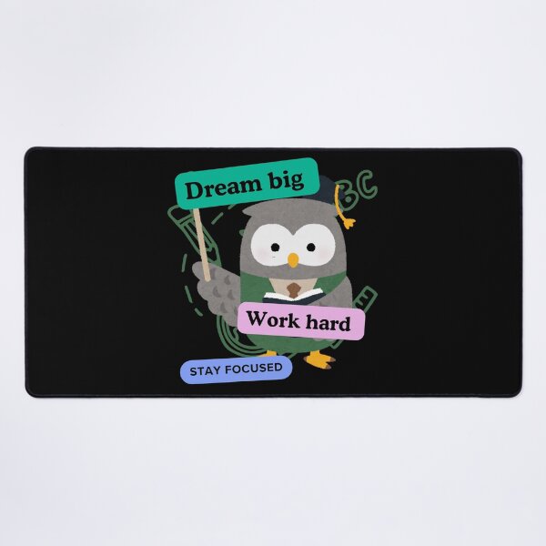 Item preview, Dream big, work hard, stay focused - "back to school" theme motivation quote for kids designed and sold by Demna-S.