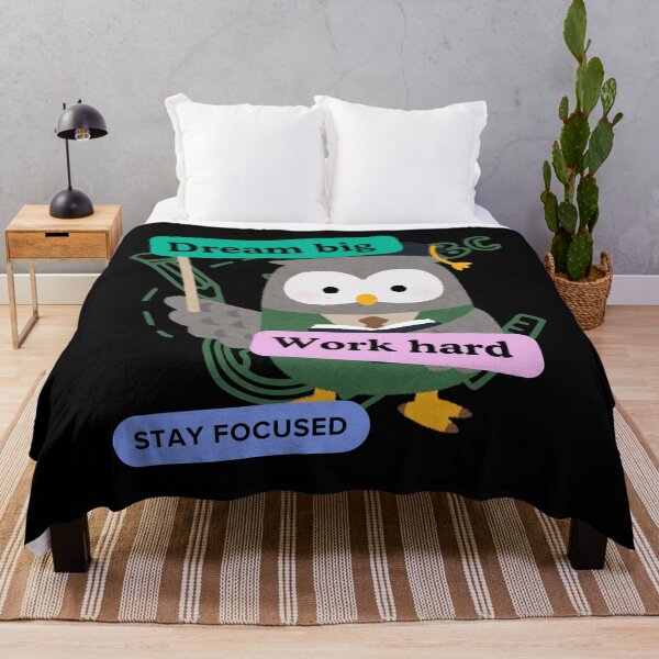 Item preview, Dream big, work hard, stay focused - "back to school" theme motivation quote for kids designed and sold by Demna-S.