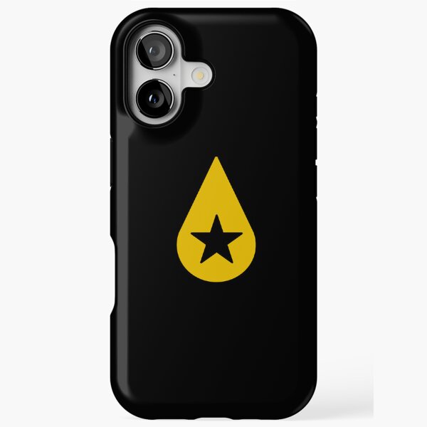Found Heaven Transparent Star Yellow Teardrop iPhone Case