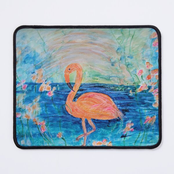 Item preview, Flamingo in the salt desert of Chile designed and sold by margikunst.