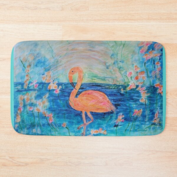 Item preview, Flamingo in the salt desert of Chile designed and sold by margikunst.