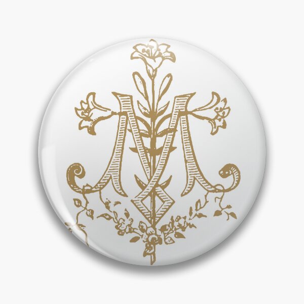 Item preview, Vintage Virgin Mary Monogram Auspice Maria designed and sold by Beltschazar.