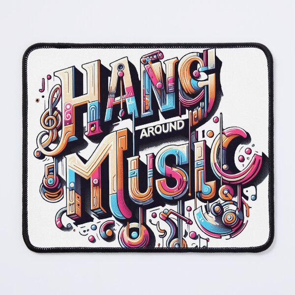 Item preview, Hanger Music Logo Retro Original V2 designed and sold by Salimgor Hangaround Music.