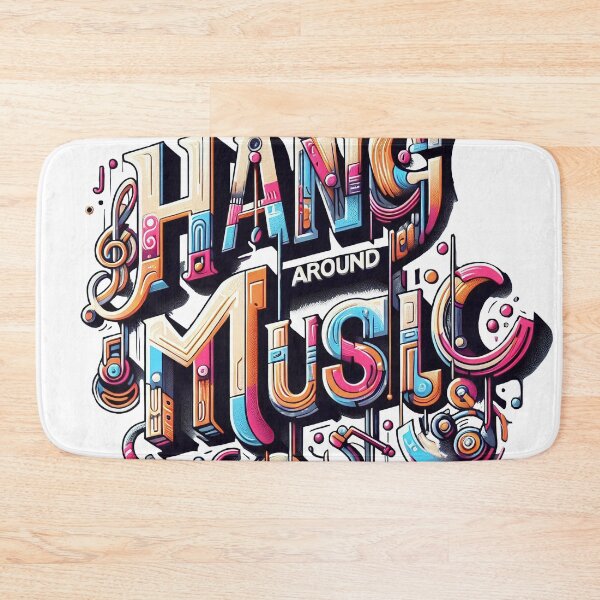 Item preview, Hanger Music Logo Retro Original V2 designed and sold by Salimgor Hangaround Music.