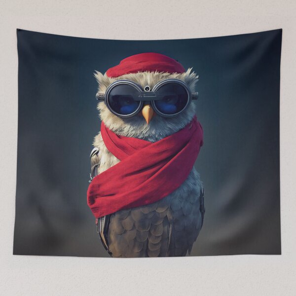 Item preview, The Wise Owl Navigator of the Cyber Skies designed and sold by Sillytoe.