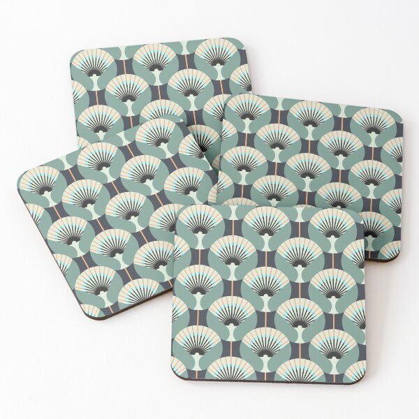 Item preview, Art Deco Fan, Emerald version designed and sold by Alex  Blud.