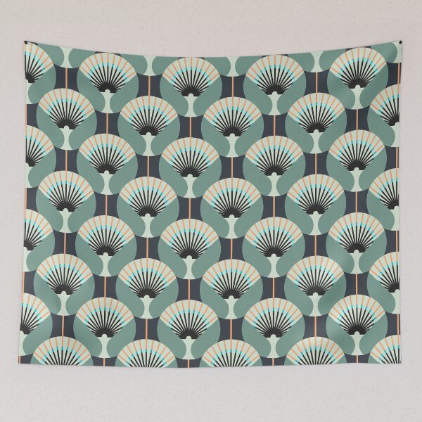 Item preview, Art Deco Fan, Emerald version designed and sold by Alex  Blud.