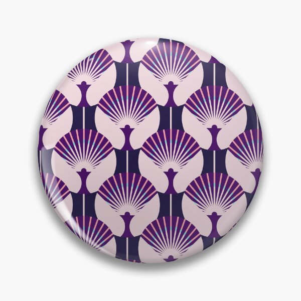Item preview, Art Deco Fan, Black and purple version designed and sold by Alex  Blud.
