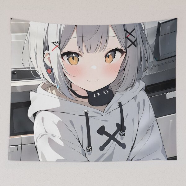 Item preview, Adorable Anime Catgirl designed and sold by ByteyCreatives.
