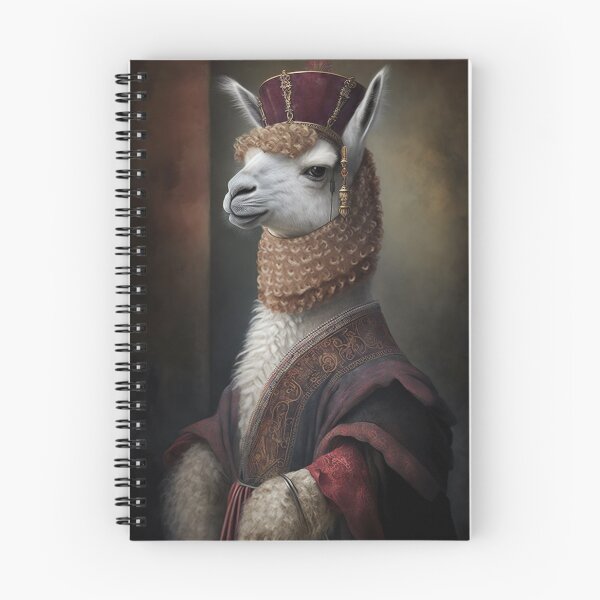 Item preview, Aristocratic Alpaca Painting, Funny Animal Portrait designed and sold by CheekyAnimalz.