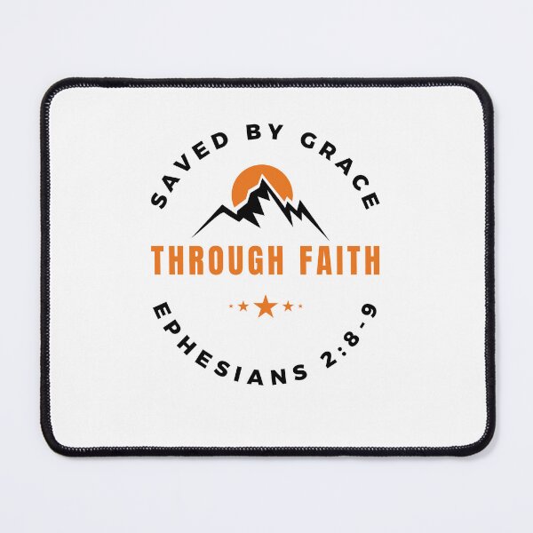 Item preview, Retro Saved By Grace Through Faith Bible Verse, Men's Retro Bible Verse ,Women's Christian Gospel Quotes, Inspirational Christian Woman Design designed and sold by mattlee20.