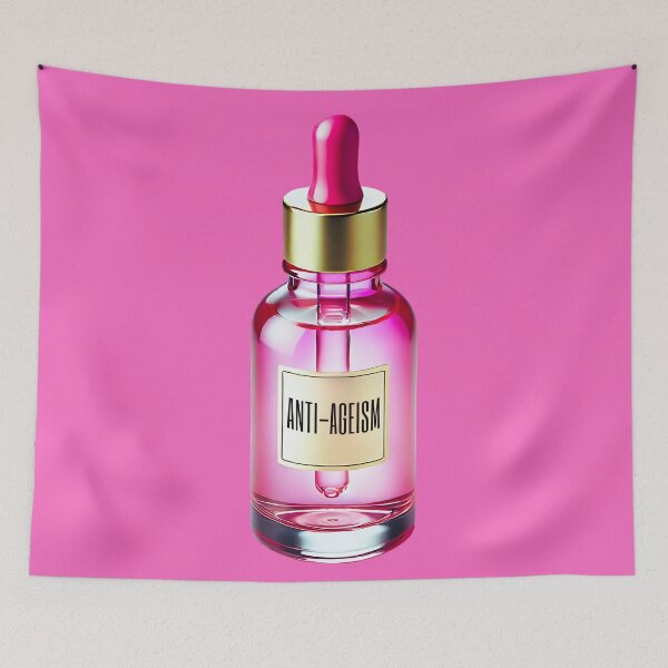 Item preview, POP Art ANTI-AGEISM Serum - Pink   designed and sold by ChronicYoung.