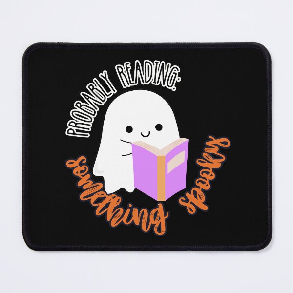 Item preview, Probably Reading Something Spooky Reading Ghost designed and sold by slicksquid.