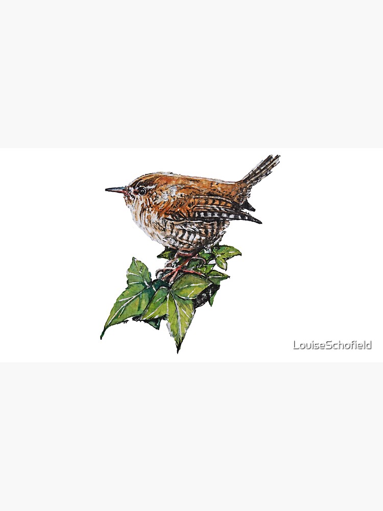 Thumbnail 6 of 6, Bucket Hat, Jenny Wren, Garden Bird Art designed and sold by LouiseSchofield.