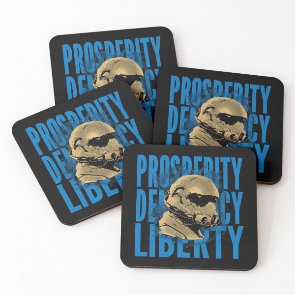 Item preview, Prosperity democracy liberty designed and sold by NOTRE-BONHEUR.